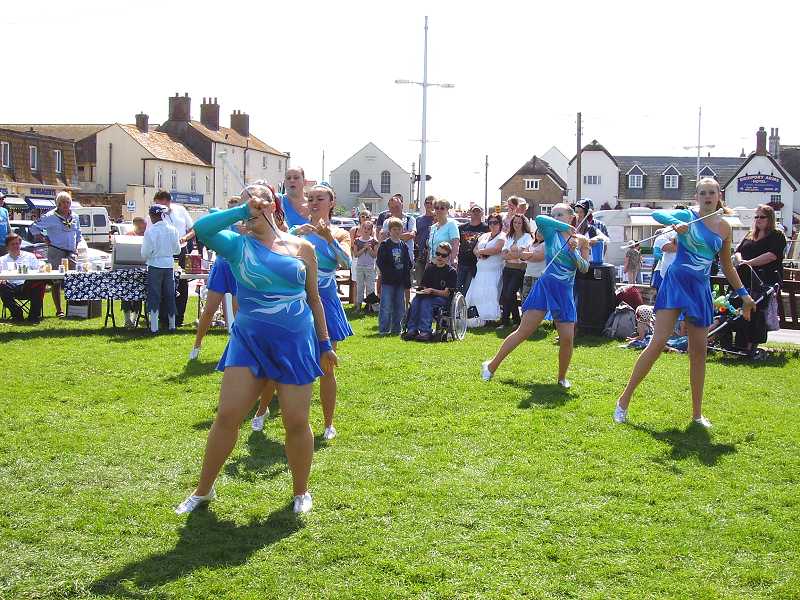 Merriot Majorettes at West Bay
