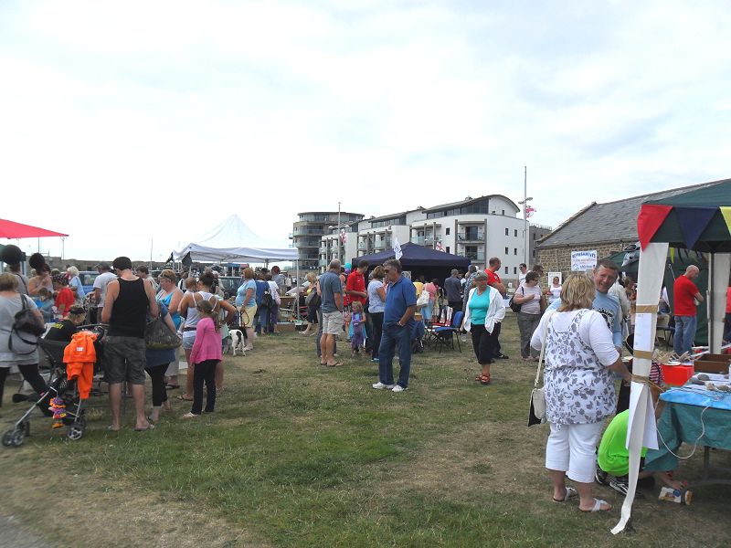 Charity Stalls on Fisherman's Green